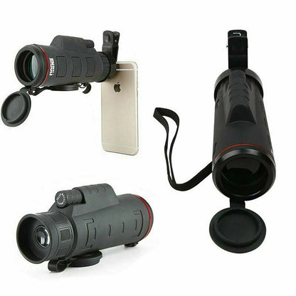 35x50 HD Monocular Telescope for Smartphone – High Power 35X Zoom with Universal Phone Adapter, Low Light Vision & 50mm Lens for Hunting, Hiking & Travel