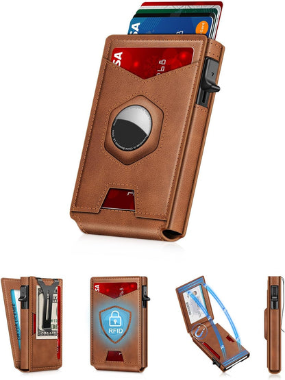 Viral Vault SmartTrack Pop-Up Wallet — RFID Protection & Air Tag Holder