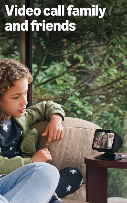 Amazon Echo Show 5 (Newest Model), Smart Display, Designed for Alexa+, 2X the Bass and Clearer Sound, Charcoal