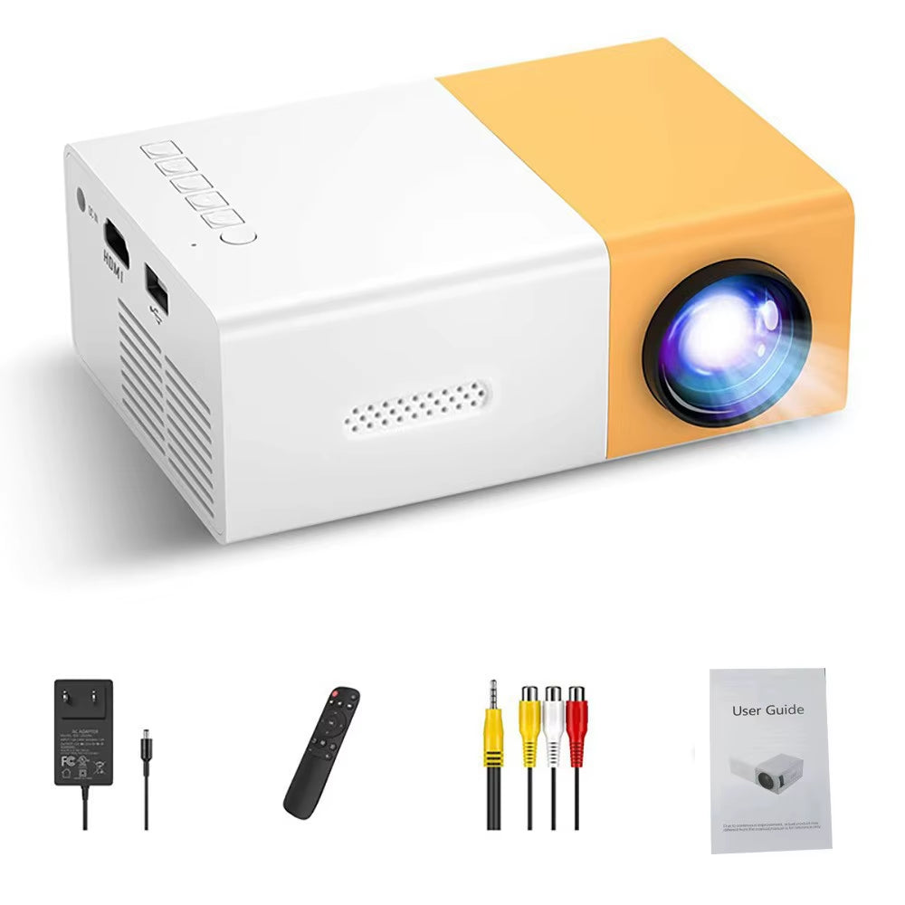 Powerful Native HD Mini Projector Portable Home Theater Projectors Supports HDMI USB Connection