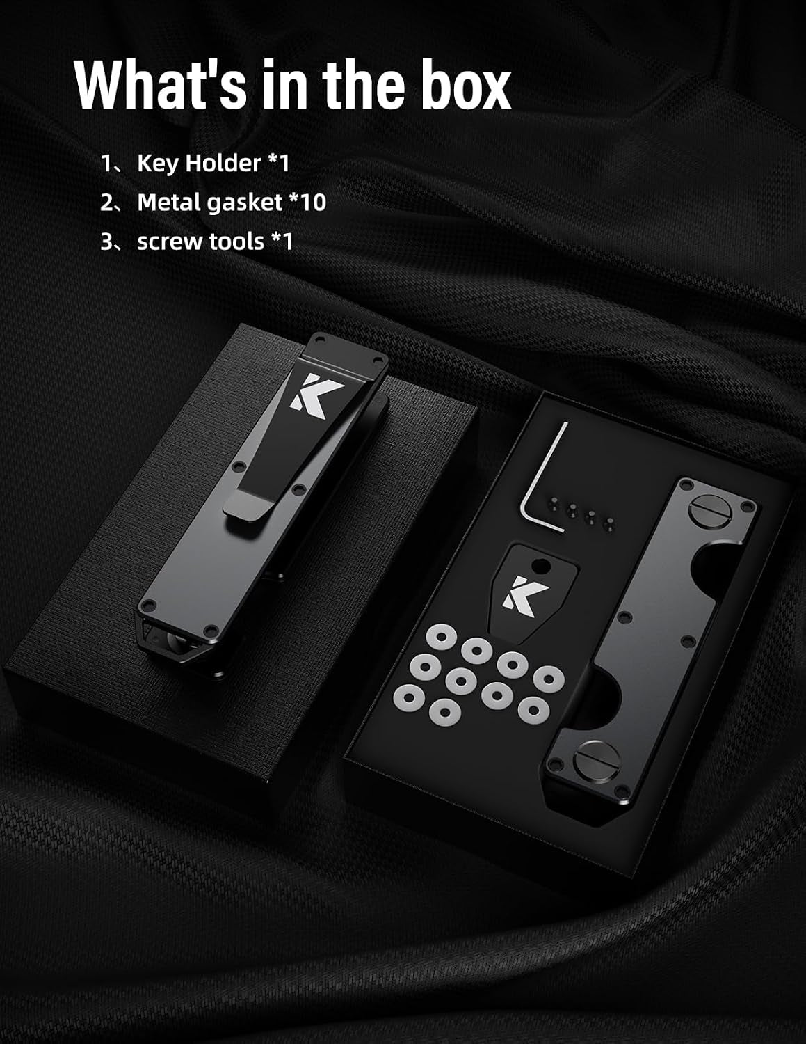 Viral Vault Compact Metal Key Organizer — Holds 8–10 Keys