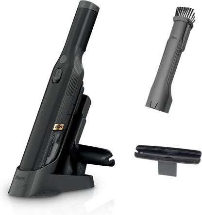 Shark WV201 WANDVAC Handheld Vacuum, Lightweight at 1.4 Pounds with Powerful Suction, Charging Dock, Single Touch Empty and Detachable Dust Cup,Graphite, Slate