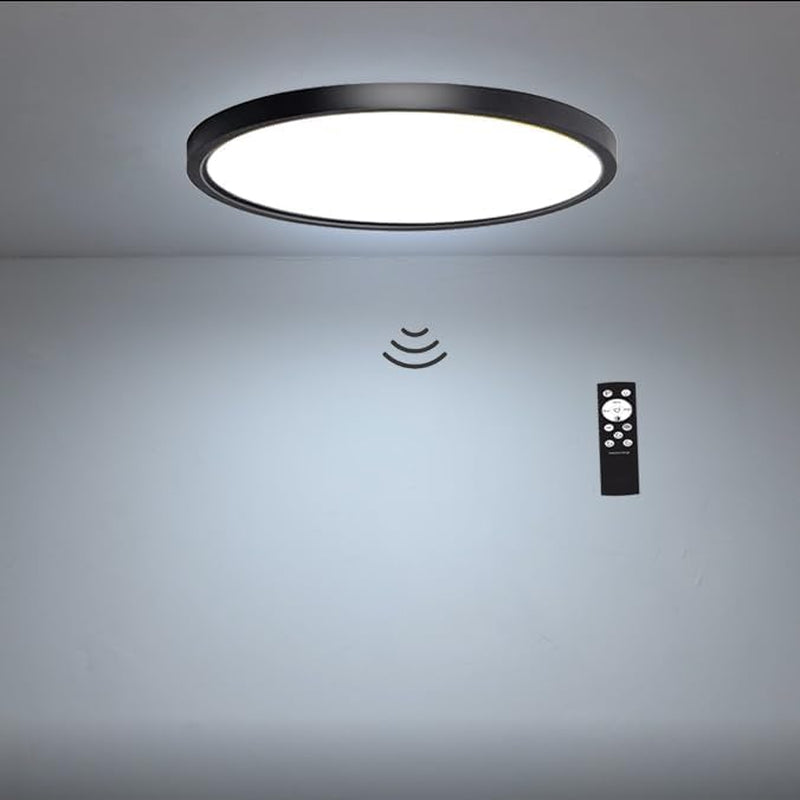 ZCHYLED 12-Inch Motion Sensor Ceiling Light – 2400LM Dimmable LED with Remote