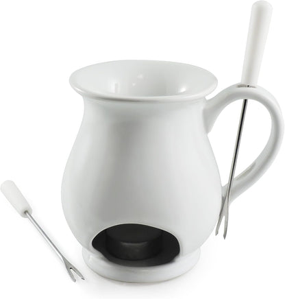 Swissmar F12064 4-Piece Nostalgia Chocolate Fondue Mug Set