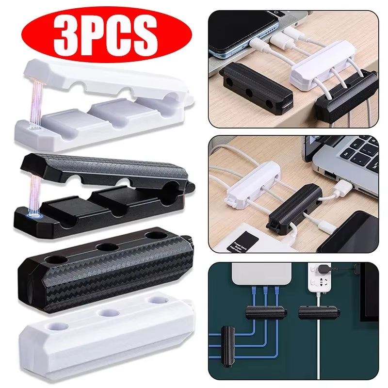 Viral Vault Magnetic Cable Organizer — Tangle-Free Desk & Charging Cable Holder