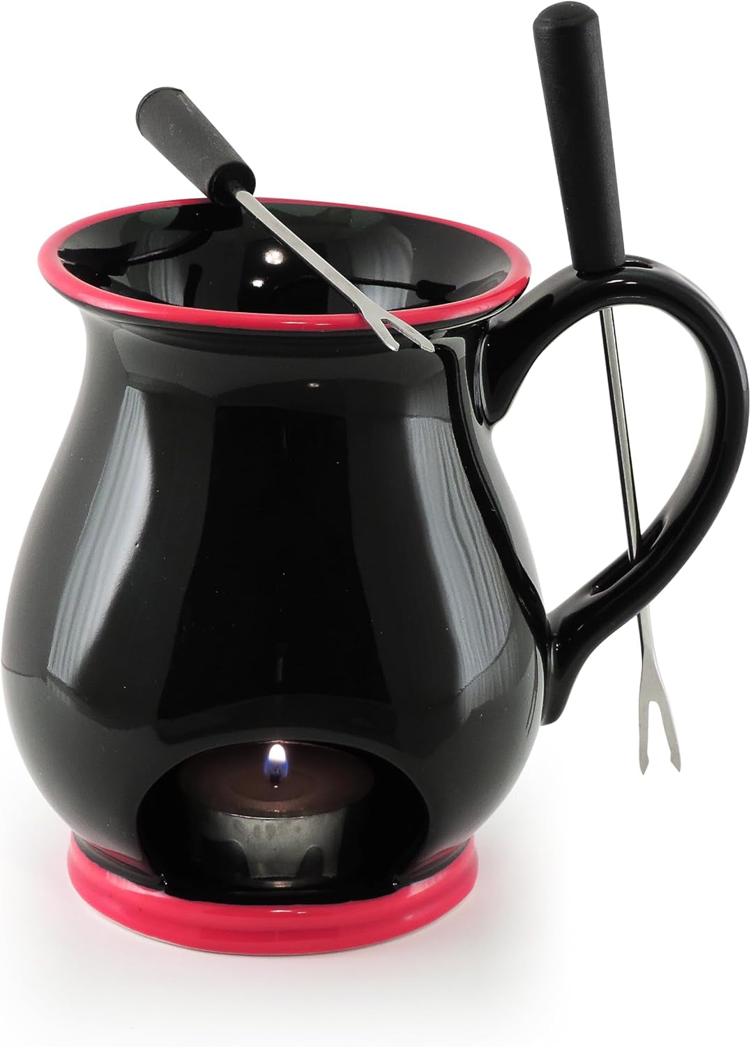 Swissmar F12064 4-Piece Nostalgia Chocolate Fondue Mug Set
