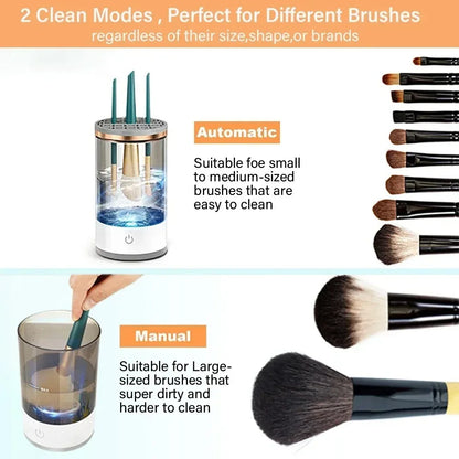 New Electric Automatic Rotating Makeup Brush Cleaner Cosmetic Brush Washing Machine