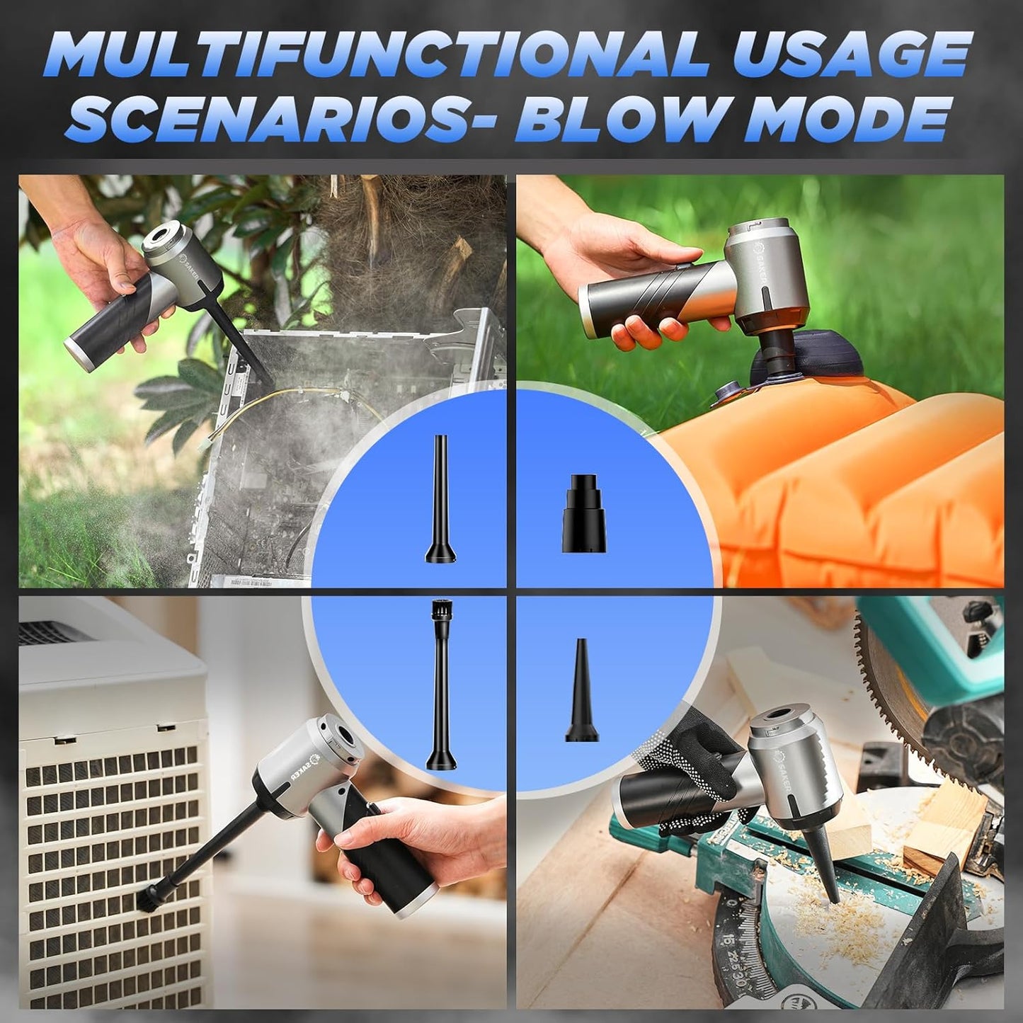 Handheld Car Vacuum Portable Cordless17000Pa Mini Vacuums Rechargeable Foldable Vacuum Cleaner with Brushless Motor for Gifts Home,Office Pet HL132 Black