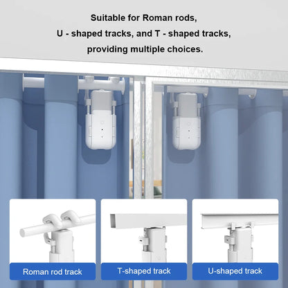 Smart for Home Curtain Opener Electronic 3In1Track Curtain Motor Robot Remote Button Control Automatic Curtain Opener