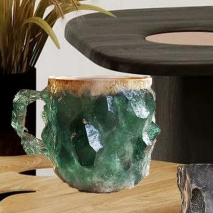 Mineral Crystal Coffee Mugs Resin Gift. Mineral Crystal Coffee Mugs Tumbler
