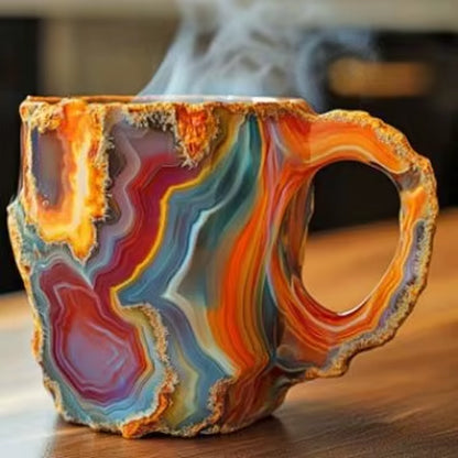 Mineral Crystal Coffee Mugs Resin Gift. Mineral Crystal Coffee Mugs Tumbler