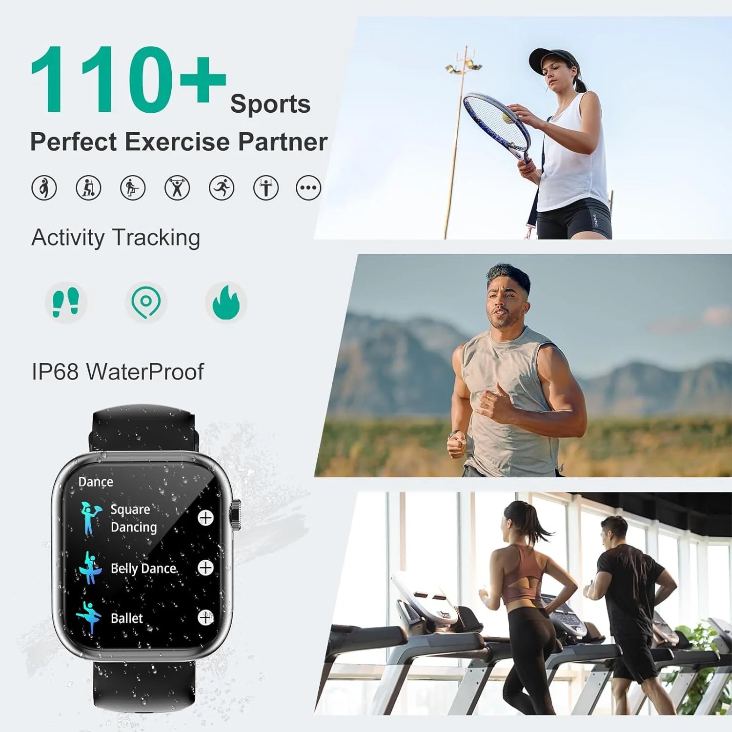 PulsePro™ HD Smartwatch | 1.85" Touchscreen Bluetooth Smart Watch for Android & iPhone