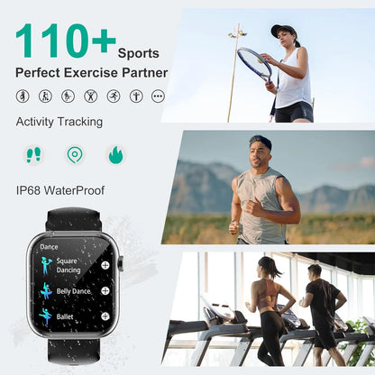 PulsePro™ HD Smartwatch | 1.85" Touchscreen Bluetooth Smart Watch for Android & iPhone