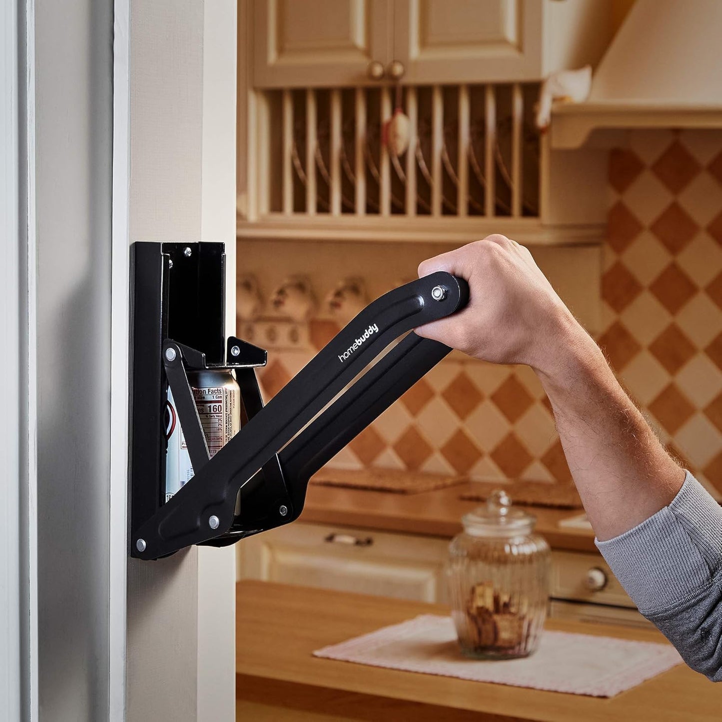 Homebuddy Can Crusher for Recycling - 12 Oz. and 16 Oz. Can Crusher Wall Mounted for Aluminum - Compact and Easy to Use, Mounting Rivets Included, Man Cave Accessories