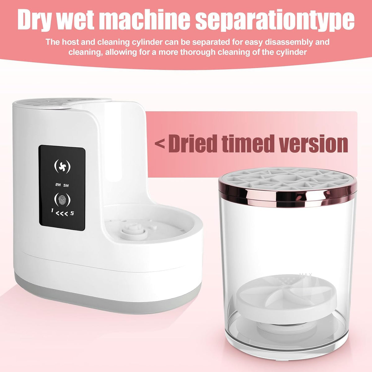 💄 Viral Vault™ Glam Spin™ — 3-in-1 Electric Makeup Brush Cleaner, Dryer & Holder